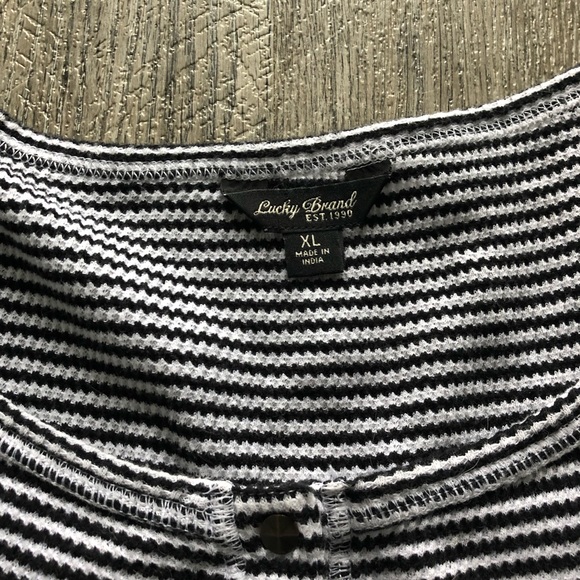 striped lucky brand thermal - Picture 6 of 7